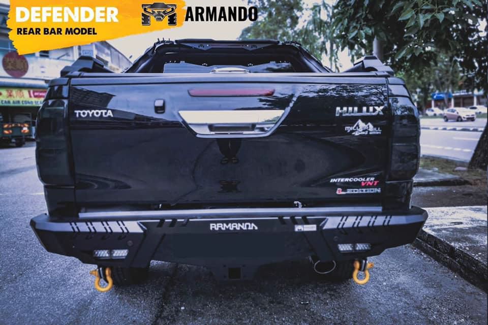 Toyota Revo 2016 - 2022 Armando Defender rear steel bumper