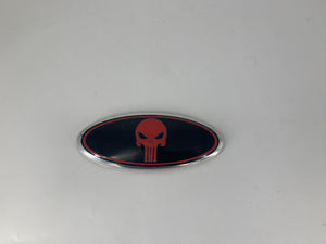 Ford Punisher Badge 178X70Mm Red And Black
