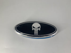 Ford Punisher Badge 178X70Mm Silver And Black