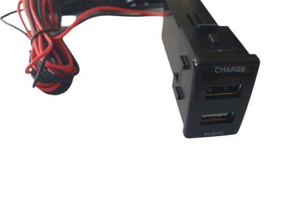 Isuzu Car Charge 3.1A Double Usb(Charging) With Audio(Usb Music Extension)