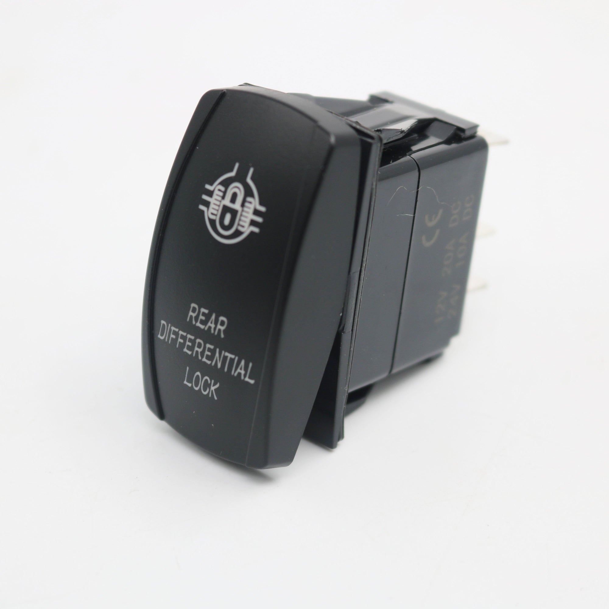 Rocker switch, on-off, blue LED - Rear differential lock. - the4x4store.co.za