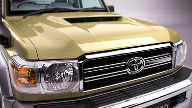 Land Cruiser 76 &amp; 79 Series Aussie Style V8 Bonnet