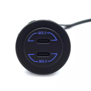 Dual QC5.0 Type-C USB Charger