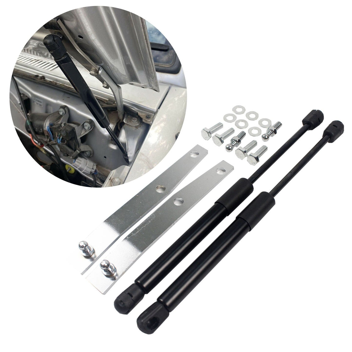 Toyota Land Cruiser 70 Series Hood Struts set of 2 (OLD  SHAPE CRUISER)