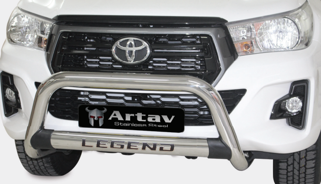 Toyota Hilux Legend Oval Nudge Bar Stainless 2020+ 80052T