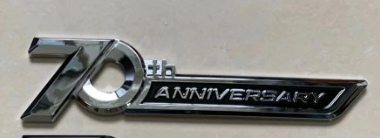Toyota Land Cruiser 70Th Anniversary Badge