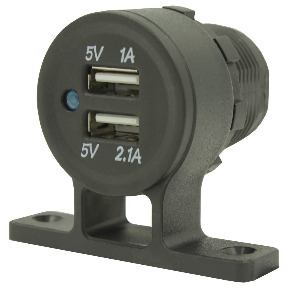 1 Gang Round Bracket for 12V Round Accessory - the4x4store.co.za