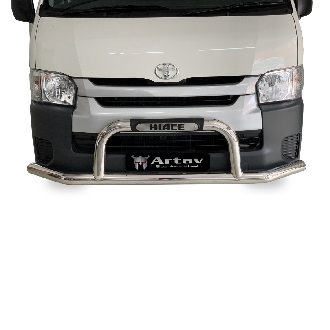 Toyota Quantum Hi Ace Front Styling Bar With Branded Injection Mould (76Mm) Stainless
