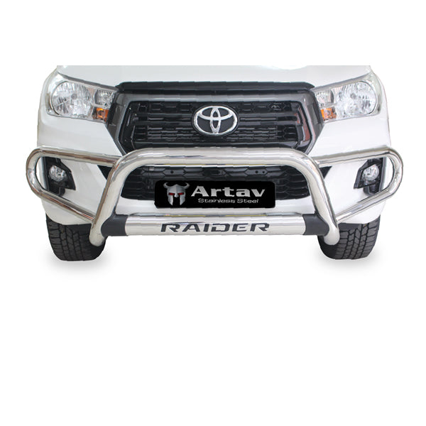 Toyota Hilux Tri Bumper Stainless  2016-2019  80059T    ( Does not Fit 2020 Facelift Models)