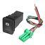 Toyota Push Switch for Camera 40x20mm blue LED - the4x4store.co.za
