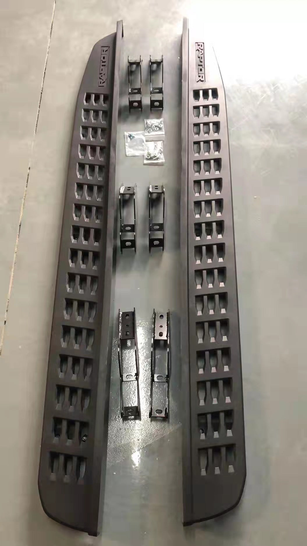 Ford Ranger Raptor Double Cab Sides Steps Black 2012 +