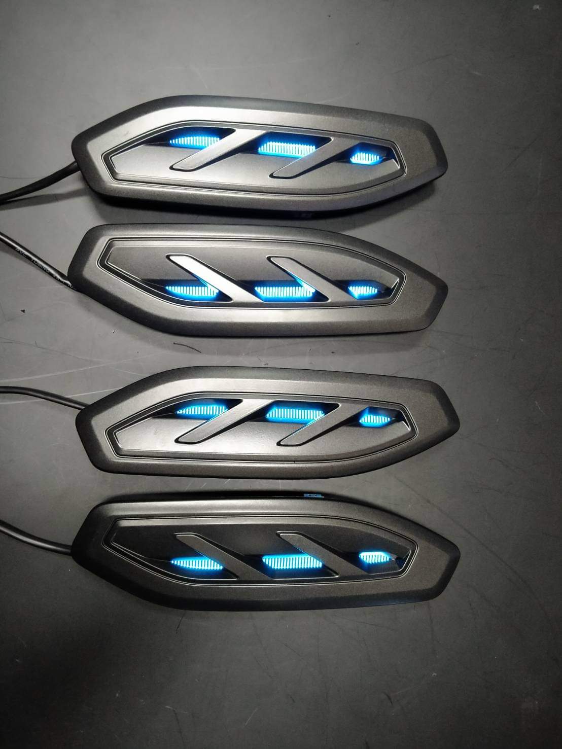 Ford Ranger Raptor 2018 - Present Side Vent Lights Blue