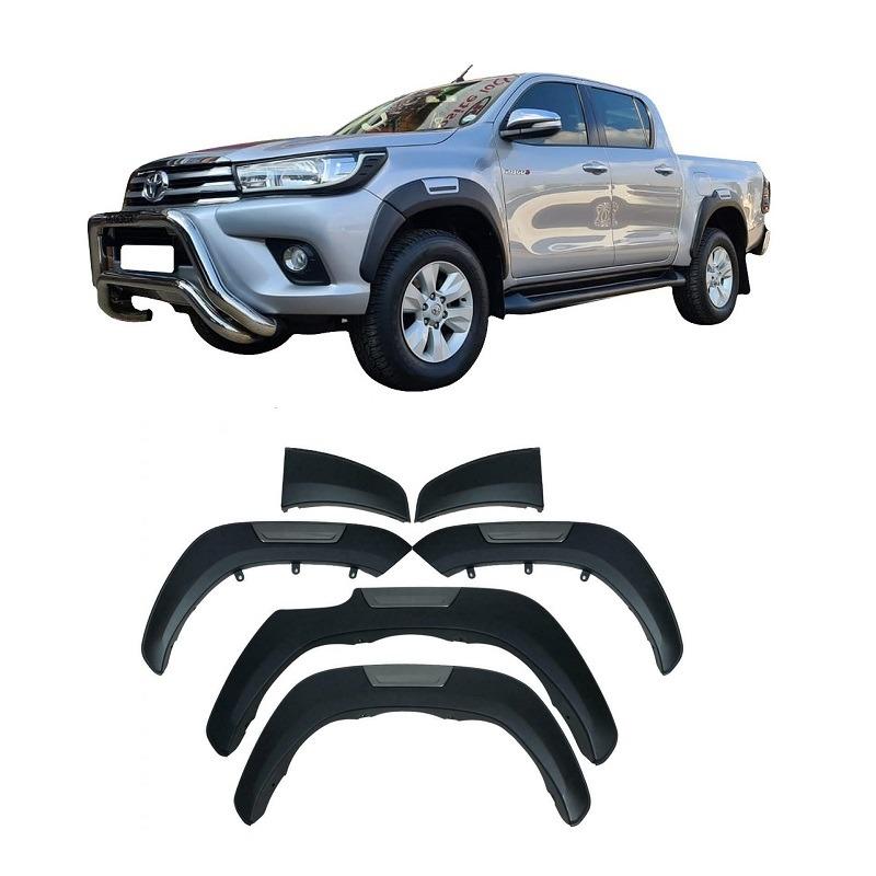 Toyota Hilux 2021 Rocco Style Fender Flares Wheel Arches (Fits 2016 - Model Hilux)