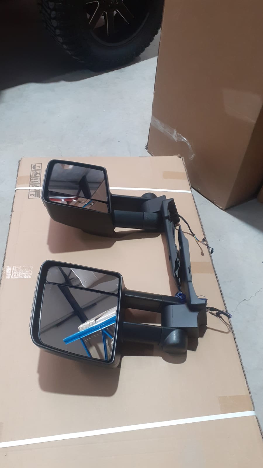 Toyota Land Cruiser Compact Towing Mirrors Electric (Set of 2)