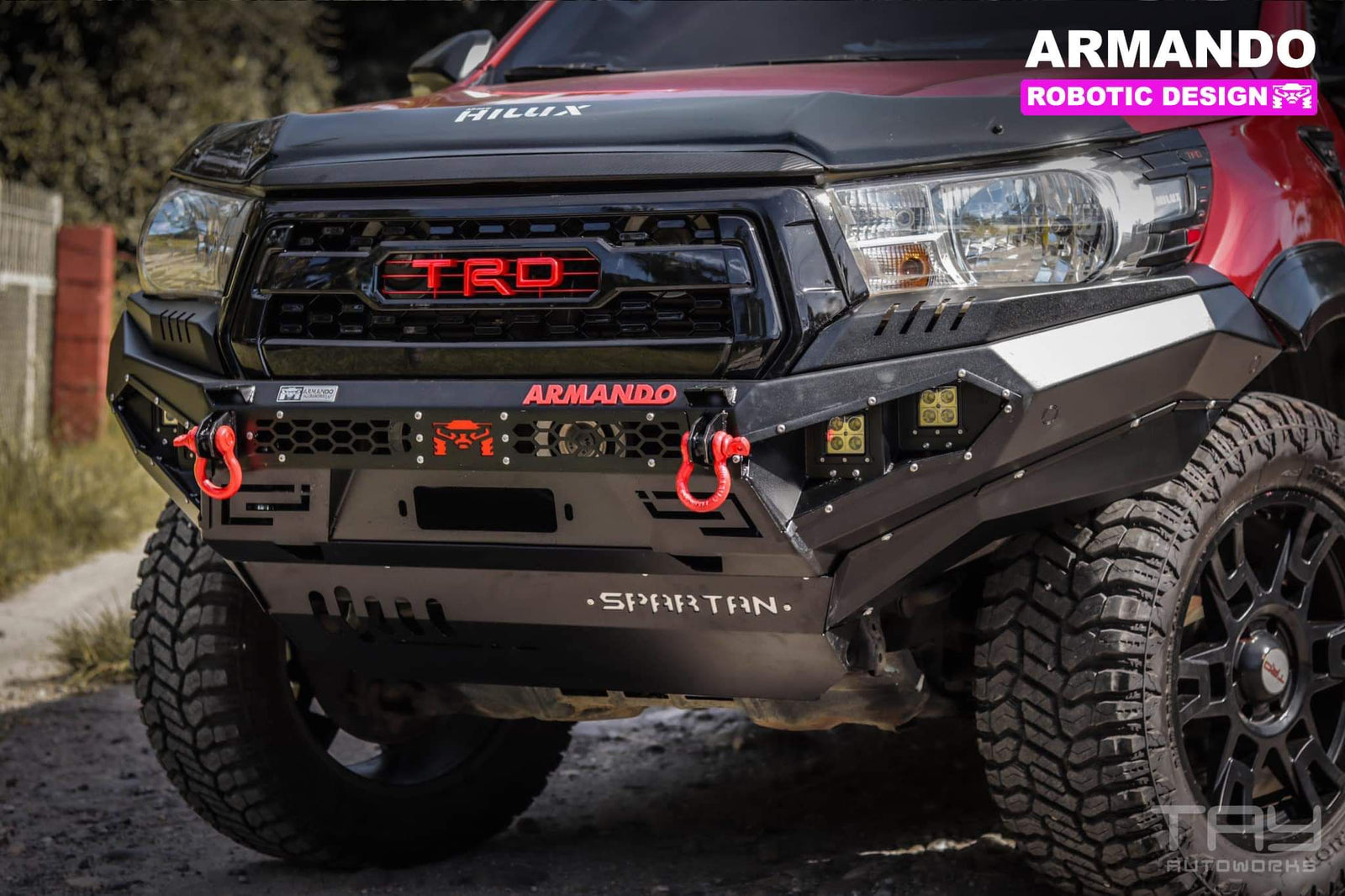 Toyota Hilux (2016 -2019) Spartan Armando steel front bumper