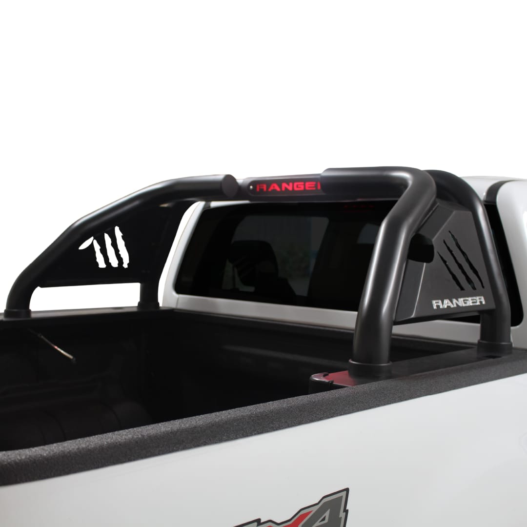 Ford Ranger Sports Bar Black - Brake Light Integration - RAPTOR NAME PLATE 2012-2022 BS-150049