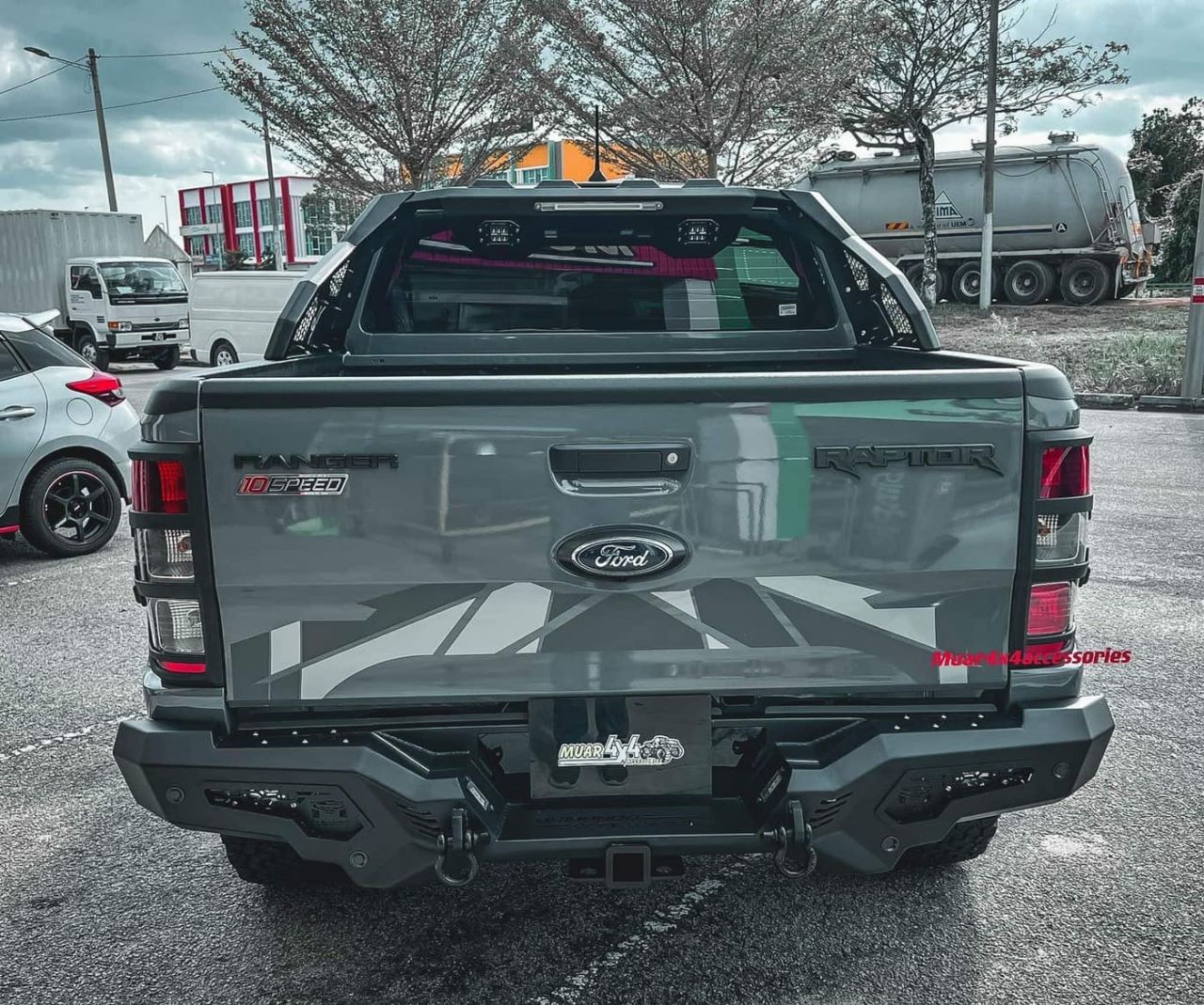 Ford Ranger Raptor 2018 - 2022 Armando Combat rear steel bumper ...