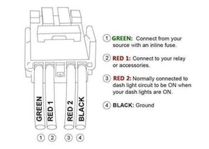 Isuzu Push Switch - Spot Lights - the4x4store.co.za