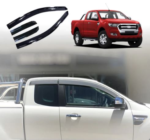 Ford Ranger (2012-2022) Weather Guards (Ekstra Cab)