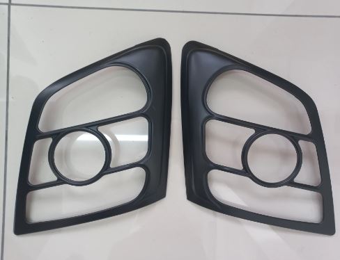 Isuzu Dmax 2002 - 2012 Headlight covers Matte Black