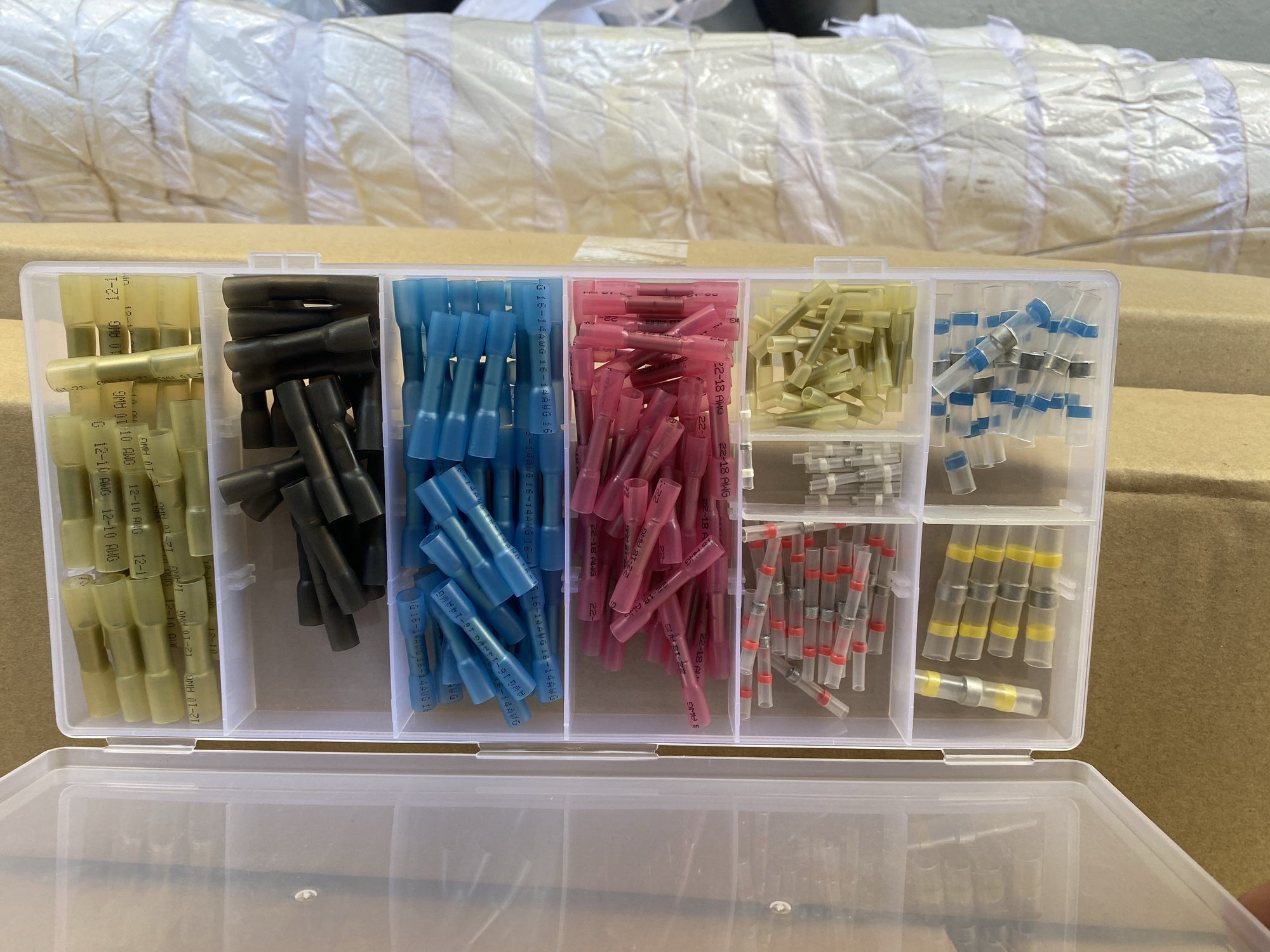 200pcs Heat Shrink Butt Wire Mix Connector Terminals - the4x4store.co.za