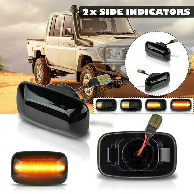 Toyota Land Cruiser 70 Series Smoked Indicator Set Of 2