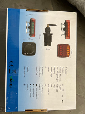 Wireless Trailer Light Kit In Carry Case