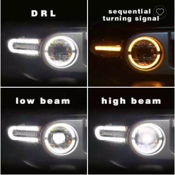 Fj Cruiser replacement led headlights