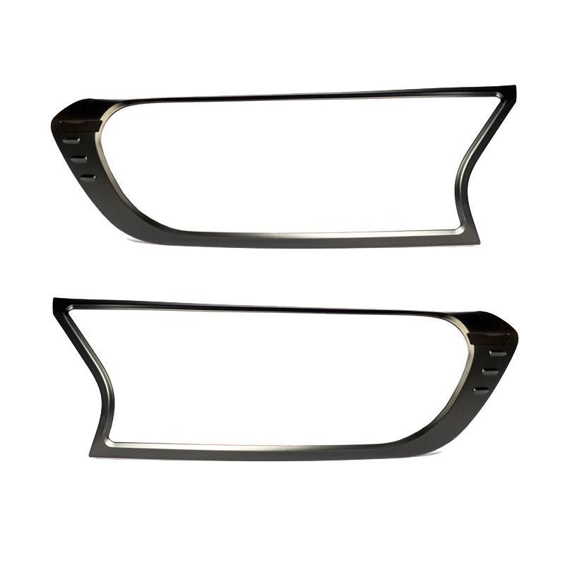 Ford Ranger T6 Facelift (T7) M/b Headlight Covers Matt Black