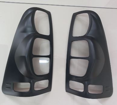 Isuzu Dmax 2002 - 2012 matte black tail light covers