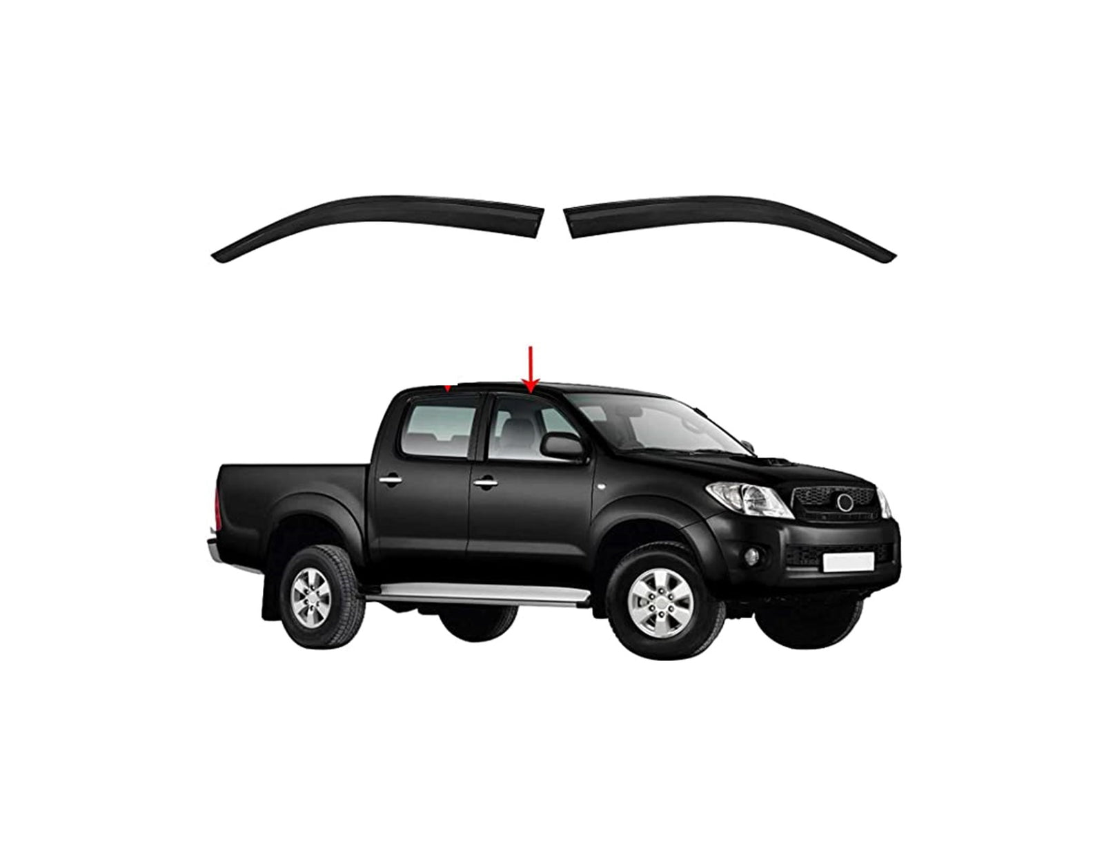 Toyota Hilux Vigo (2004-2011) Weather Guards ( Single Cab)